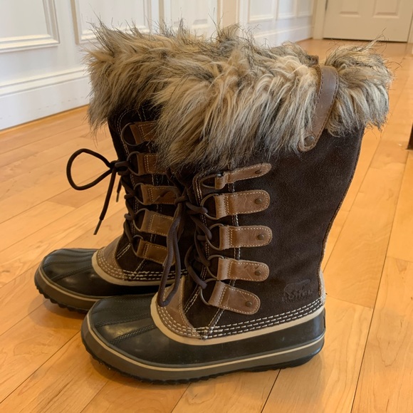 Sorel Shoes - Sorel Joan of Arctic Womens  Leather Boot Sz 9